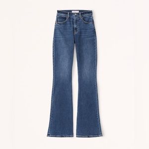 Abercrombie Ultra High Rise Stretch Flare Jean, size 27L